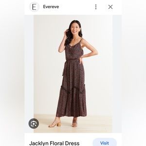 Evereve, NWT Allison Joy. Jacklyn Floral Dress. Small